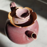 Théière en Porcelaine <br> Rose Vintage 150ml