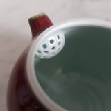 Théière en Porcelaine <br> Rouge 140ml