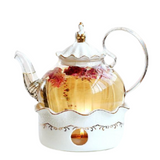 Théière Verre et Porcelaine