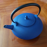 Théière Bleue en Fonte Japonaise