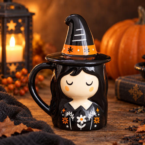 Mug Sorcière <br> avec chapeau 320ml