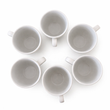 Service 6 Tasses <br> Céramique Plint 350ml