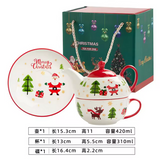 Théière Solitaire Noël <br> Porcelaine 420ml