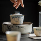 Théière Chinoise <br> Gaiwan en Porcelaine 140ml