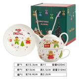 Théière Solitaire Noël <br> Porcelaine 420ml