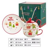 Théière Solitaire Noël <br> Porcelaine 420ml