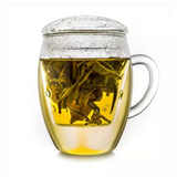 Mug en Verre avec Filtre et Couvercle
