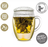 Tasse en Verre Avec Infuseur <br> et couvercle 400ml