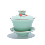 Théière chinoise <br> Gaiwan celadon 130 ml