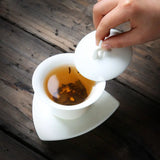 Théière en Porcelaine <br> Gaiwan 130ml