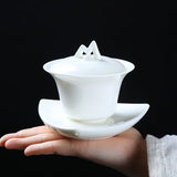 Théière en Porcelaine <br> Gaiwan 130ml