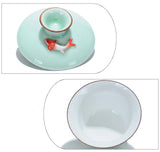 Théière chinoise <br> Gaiwan celadon 130 ml