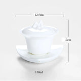 Théière en Porcelaine <br> Gaiwan 130ml