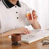 Infuseur thé portable <br> Verre double paroi 330ml
