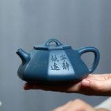 Théière Yixing Bleue