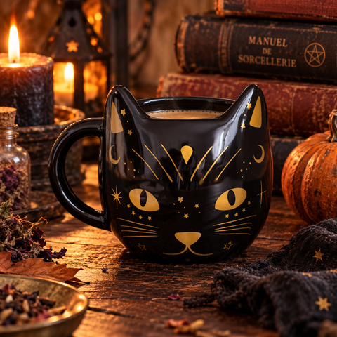Mug Chat noir <br> Halloween 390ml