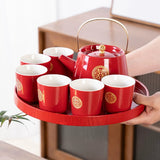 Service à Thé avec Plateau <br> Porcelaine 100-350ml