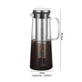 Théière Infusion à Froid <br> Verre 1L-1,4L