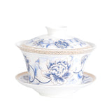 Théière Tasse en Porcelaine <br> Avec Couvercle 300ml