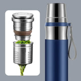Thermos Thé avec Infuseur <br> Tout inox 750 ml - 1 L