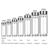Thermos Thé en Verre <br> Double Paroi 220ml à 1L