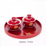 Service à Thé avec Plateau <br> Porcelaine 100-350ml