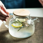 Théière en Verre <br> Pour Fleur de Thé 1L-1.8L