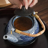 Théière en Céramique <br> Vague 300ml