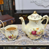 Théière Anglaise Vintage <br> Fleur