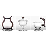 Théière Chinoise en Verre <br> Semi-automatique 300ml