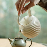 Théière Blanche Moderne <br> 400ml