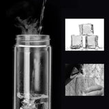 Thermos Thé en Verre <br> Double Paroi 220ml à 1L