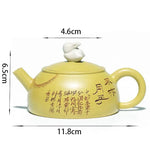 Théière Chinoise en Terre Cuite Jaune <br> Yixing 120ml