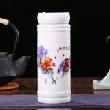 Thermos Double Paroi <br> Porcelaine 350ml