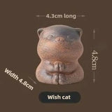 Tea Pet Chat <br> Compagnon de Thé