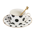 Théière en Porcelaine Blanche et Noire <br> Tea for One 450ml