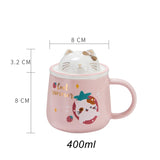 Mug Chat <br> Avec Couvercle 400ml