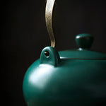Théière en Grès Verte <br> 550ml