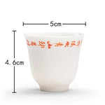 Petite Tasse Porcelaine <br> Peinte à la main 40ml