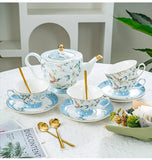 Théière en Porcelaine Anglaise <br> et Tasse 440-900ml