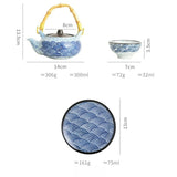 Théière en Céramique <br> Vague 300ml