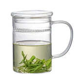 Mug Verre avec filtre <br> et couvercle 400/450ml