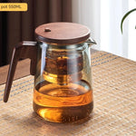 Théière Verre avec Infuseur Verre <br> 550-750ml