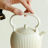 Théière Blanche Moderne <br> 400ml