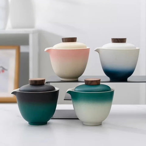 Gaiwan Céramique et Bois