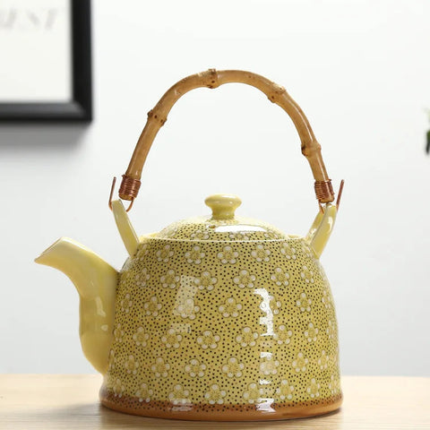 Théière Fleur Jaune