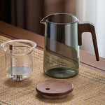 Théière Verre avec Infuseur Verre <br> 550-750ml