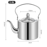 Bouilloire Inox <br> Théière 2L