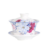 Théière Tasse en Porcelaine <br> Avec Couvercle 300ml