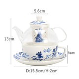 Théière égoïste originale <br> Verre et porcelaine 400ml
